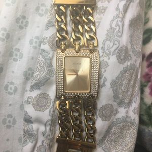 Guess Gold-Tone watch.
